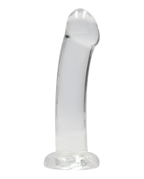RealRock Shots RealRock Crystal Clear 7" Dildo - Transparent - Image 2