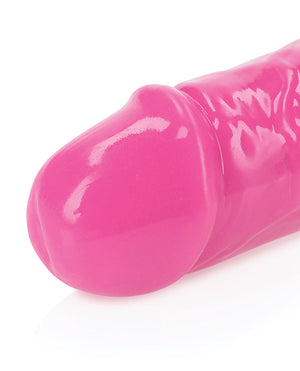 RealRock Shots RealRock 15" Double Dong Glow in the Dark - Neon Pink - Image 4