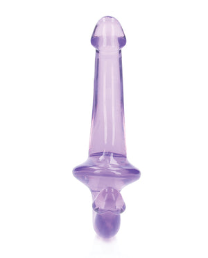 RealRock Shots RealRock Crystal Clear 6" Strapless Strap-On - Purple - Image 4