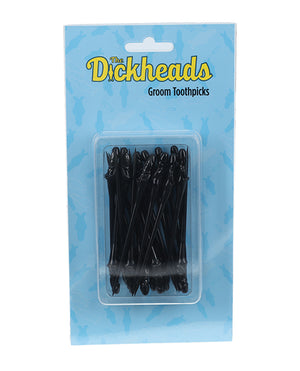 Shots Shots The Dickheads Groom Toothpicks - Black - Image 2