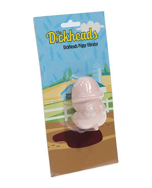Shots Shots The Dickheads 10 Speed Piggy Silicone Vibrator - Pink - Image 4
