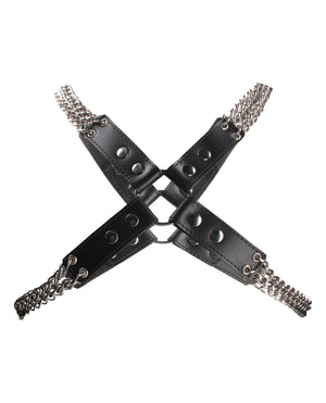 Ouch Uomo Shots Uomo Chain &amp; Chain Harness - Black