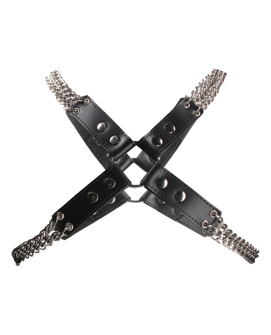Ouch Uomo Shots Uomo Chain &amp; Chain Harness - Black