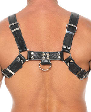 Ouch Uomo Shots Uomo Chest Bulldog Harness Large/XLarge - Black - Image 3