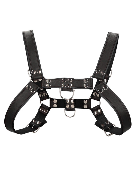 Ouch Uomo Shots Uomo Chest Bulldog Harness Small/Medium - Black - Image 2