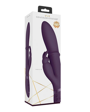 Vive Shots Vive Halo Up &amp; Down Ring G-Spot Rabbit - Purple