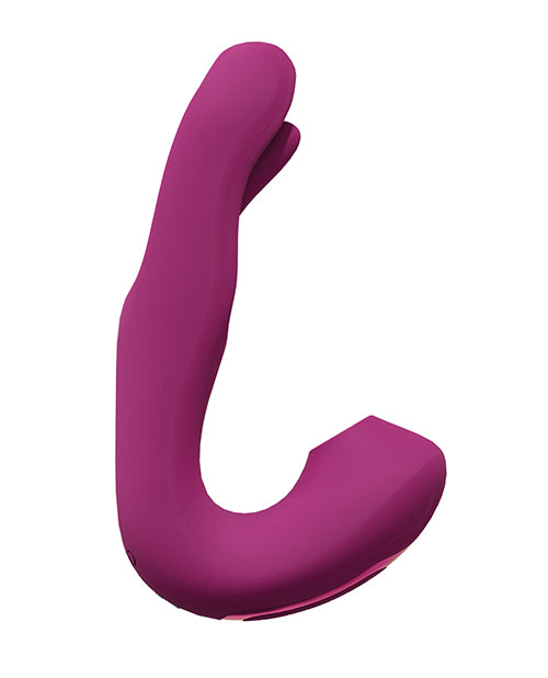 Vive Shots Vive Yuna Dual Action Airwave Vibrator &amp; G-Spot Stimulator - Pink
