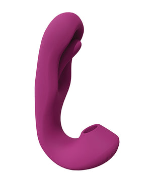 Vive Shots Vive Yuna Dual Action Airwave Vibrator &amp; G-Spot Stimulator - Pink - Image 4