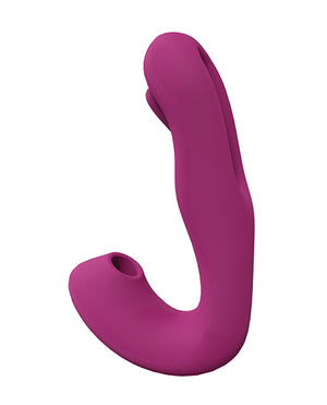 Vive Shots Vive Yuna Dual Action Airwave Vibrator &amp; G-Spot Stimulator - Pink - Image 5