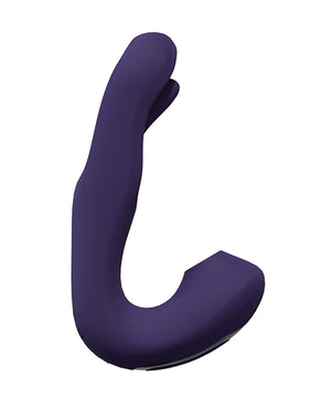 Vive Shots Vive Yuna Dual Action Airwave Vibrator &amp; G-Spot Stimulator - Purple - Image 2