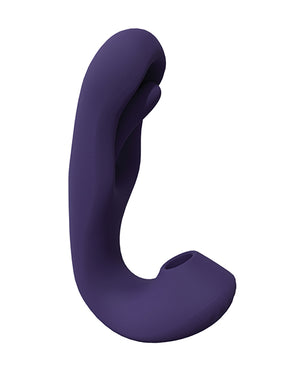 Vive Shots Vive Yuna Dual Action Airwave Vibrator &amp; G-Spot Stimulator - Purple - Image 3