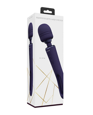 Vive Shots Vive Kiku Double Ended Wand &amp; G-Spot Stimulator - Purple