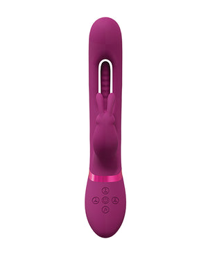 Vive Shots Vive Mika Flapping Tongue Rabbit Vibrator - Pink - Image 4