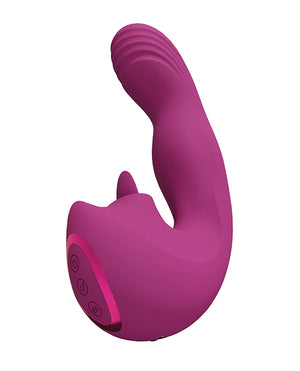 Vive Shots Yumi Triple Action G-Spot Vibrator &amp; Stimulator - Pink - Image 2