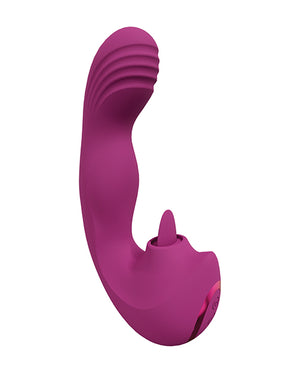 Vive Shots Yumi Triple Action G-Spot Vibrator &amp; Stimulator - Pink - Image 3