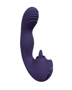 Vive Shots Yumi Triple Action G-Spot Vibrator &amp; Stimulator - Purple - Image 3