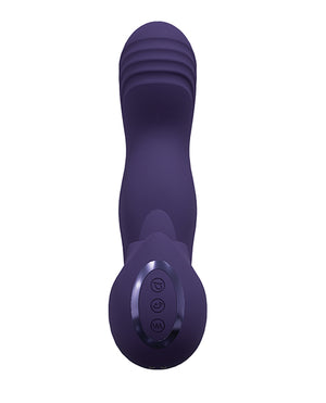 Vive Shots Yumi Triple Action G-Spot Vibrator &amp; Stimulator - Purple - Image 5