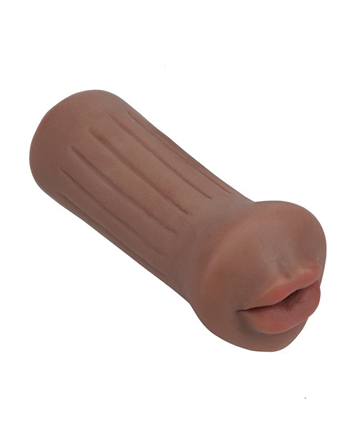 Shots Xkin RAW The Grip Small Masturbator - Brown - Image 2