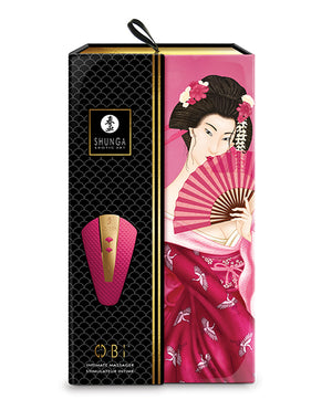 Shunga Shunga Obi Intimate Massager - Raspberry - Image 5