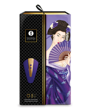 Shunga Shunga Obi Intimate Massager - Purple - Image 5