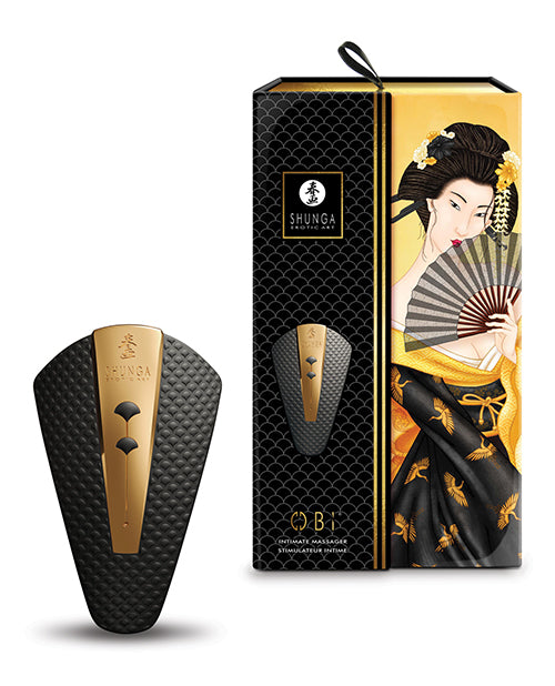 Shunga Shunga Obi Intimate Massager - Black