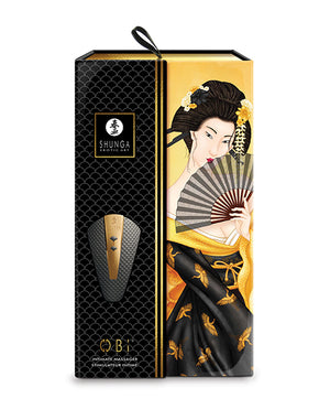 Shunga Shunga Obi Intimate Massager - Black - Image 4