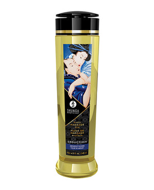 Shunga Shunga Massage Oil - 8 oz Midnight Flower