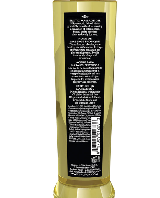 Shunga Shunga Massage Oil - 8 oz Sweet Lotus