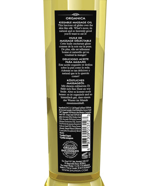 Shunga Shunga Organica Kissable Massage Oil - 8 oz Almond Sweetness - Image 2