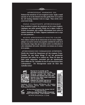 Shunga Shunga Warming Oil - 3.5 oz Blazing Cherry - Image 2