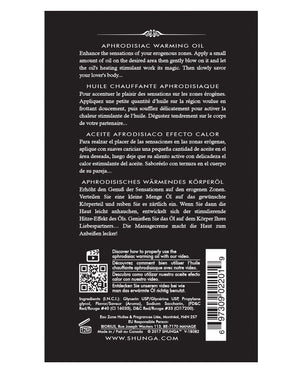 Shunga Shunga Warming Oil - 3.5 oz Raspberry Feeling - Image 2