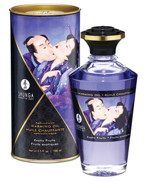 Shunga Shunga Warming Oil - 3.5 oz Exotic Fruits - Image 2