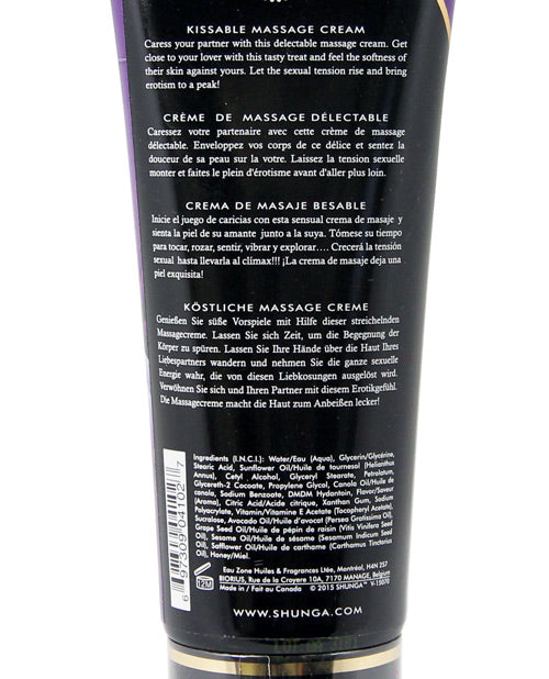 Shunga Shunga Kissable Massage Cream - 7 oz Exotic Fruits