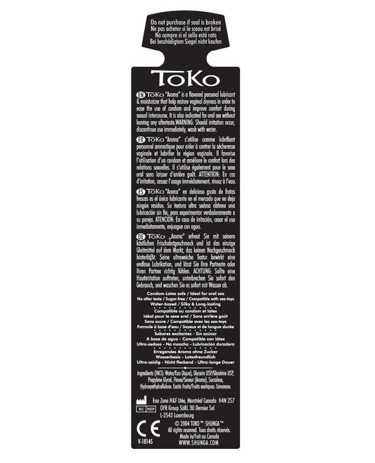 Shunga Shunga Toko Aroma Flavoured Lubricant - 5.5 oz Melon Mango - Image 2