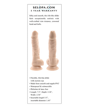 Selopa Selopa 6" Lifelike Dildo - Light - Image 5