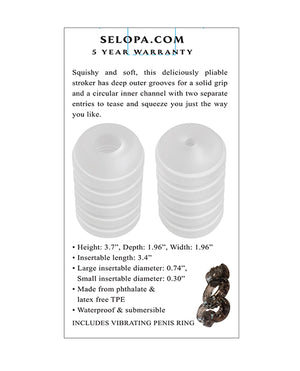 Selopa Selopa Ring Me Up Squishy &amp; Soft Stroker - Clear - Image 5