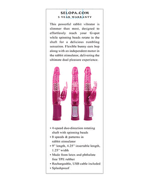 Selopa Selopa Rechargeable Bunny - Pink - Image 5