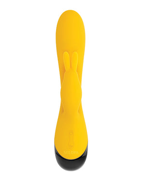 Selopa Buzzz Bunny Rabbit Vibrator - Yellow/Black - Image 3