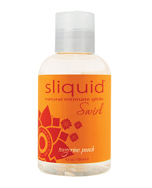 Sliquid Sliquid Naturals Swirl Lubricant - 4.2 oz Tangerine Peach