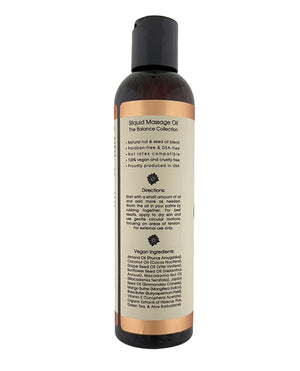 Sliquid Balance Massage Oil - 8.5 oz Unscented - Image 3