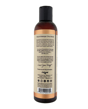 Sliquid Balance Massage Oil - 8.5 oz Citrus Neroli - Image 2