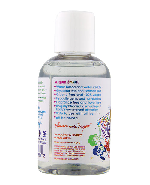 Sliquid Sliquid Naturals Sparkle Pride Water Based Lube - 4.2 oz - Image 2