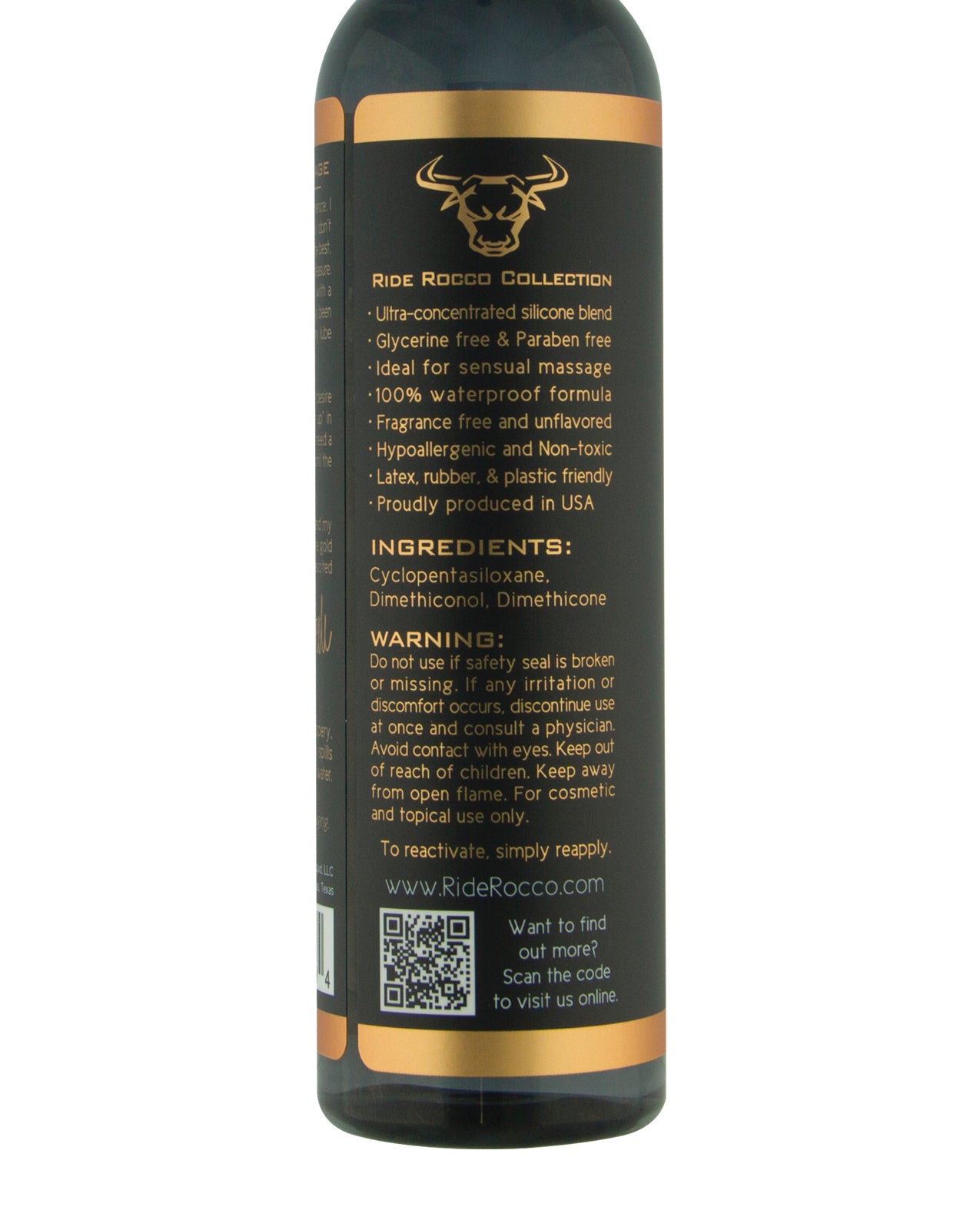 Sliquid Ride Rocco Silicone - 8 oz