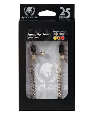 Spartacus Spartacus Adjustable Broad Tip Clamps - Jewel Chain