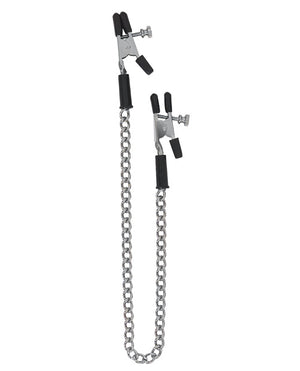 Spartacus Spartacus Adjustable Alligator Nipple Clamps w/Link Chain - Image 2