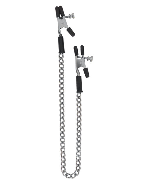 Spartacus Spartacus Adjustable Alligator Nipple Clamps w/Link Chain - Image 2