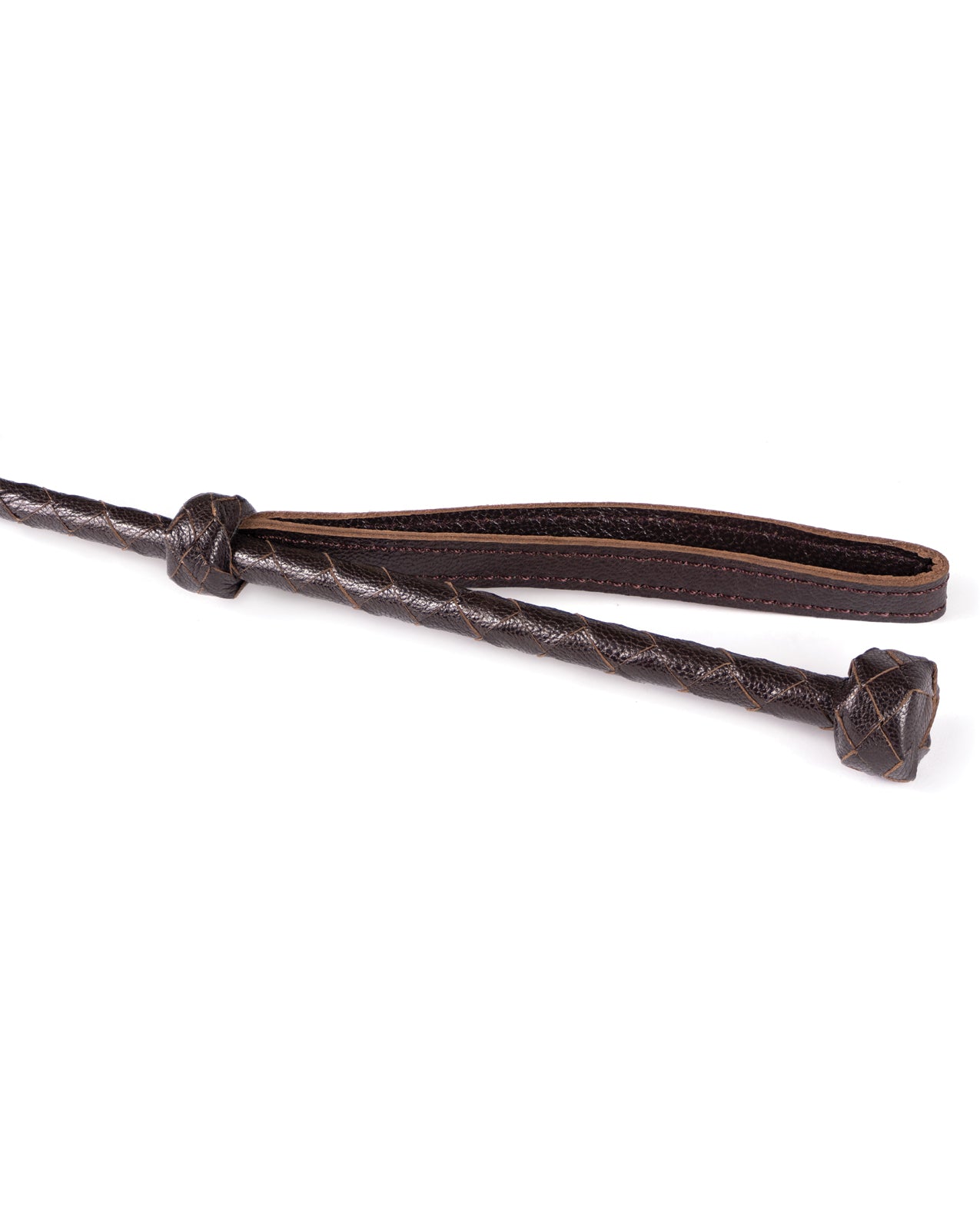 Spartacus Spartacus Heart Crop - Brown Leather