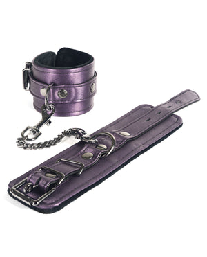 Spartacus Spartacus Galaxy Legend Faux Leather Wrist Restraints - Purple - Image 2