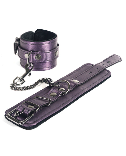 Spartacus Spartacus Galaxy Legend Faux Leather Wrist Restraints - Purple - Image 2