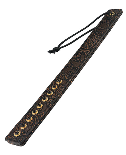 Spartacus Spartacus Paddle w/Gems - Brown Floral Print